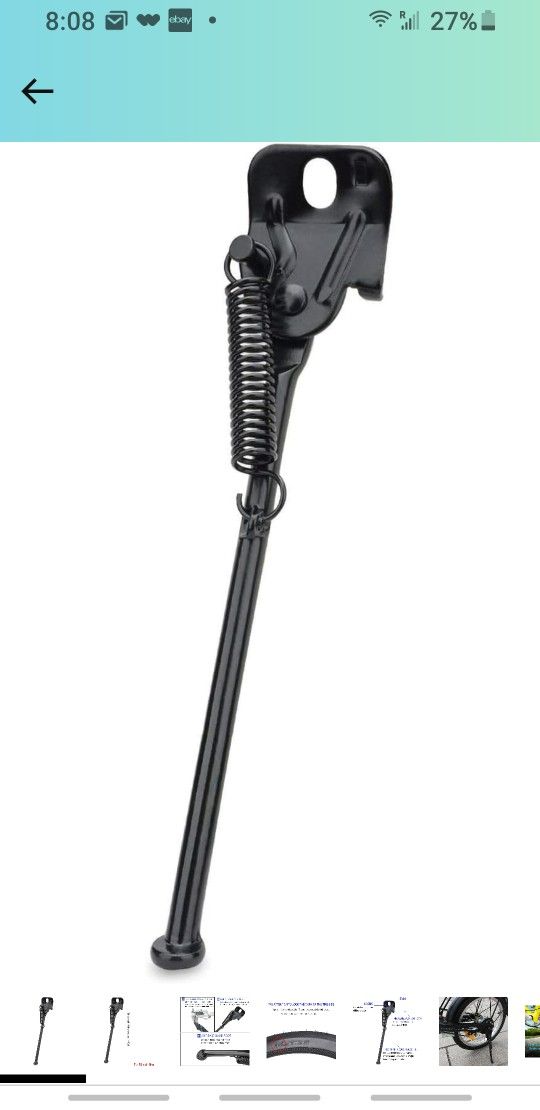 Bike Kickstand Children's Bicycle Kickstand Stand Folding Cycling Center Bracket 12" 14" 16" 18" 20" 22" 24" 26" 28" Bike