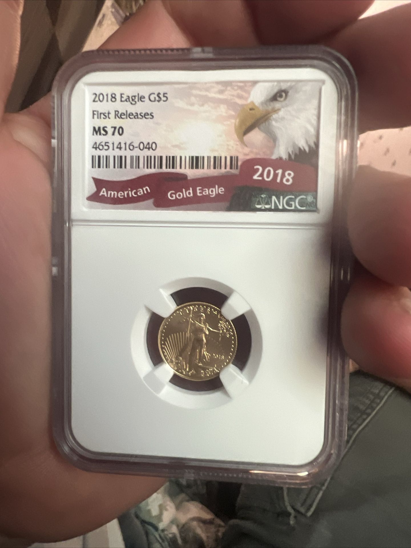 Ms 70 NGC 2018 1/10 Oz Gold Eagle