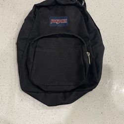 Mini Jansport Black Backpack 