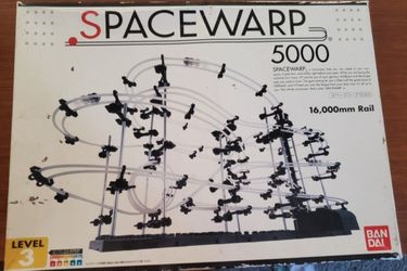 Spacewarp 5000 - Vintage 80's Build-it-yourself marble run / kinetic sculpture