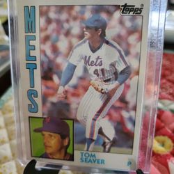 Tom Seaver 1984 Topps 1985 Topps O-Pee Chee 1985 Topps Error Baseball Cards 