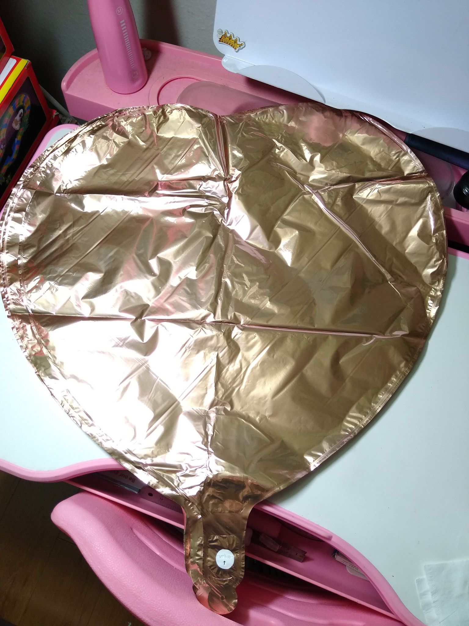 25pc Rose gold Heart Foil Mylar Balloons 18 inch big size Balloons