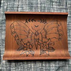 Hand Wood Burned Little Tray 