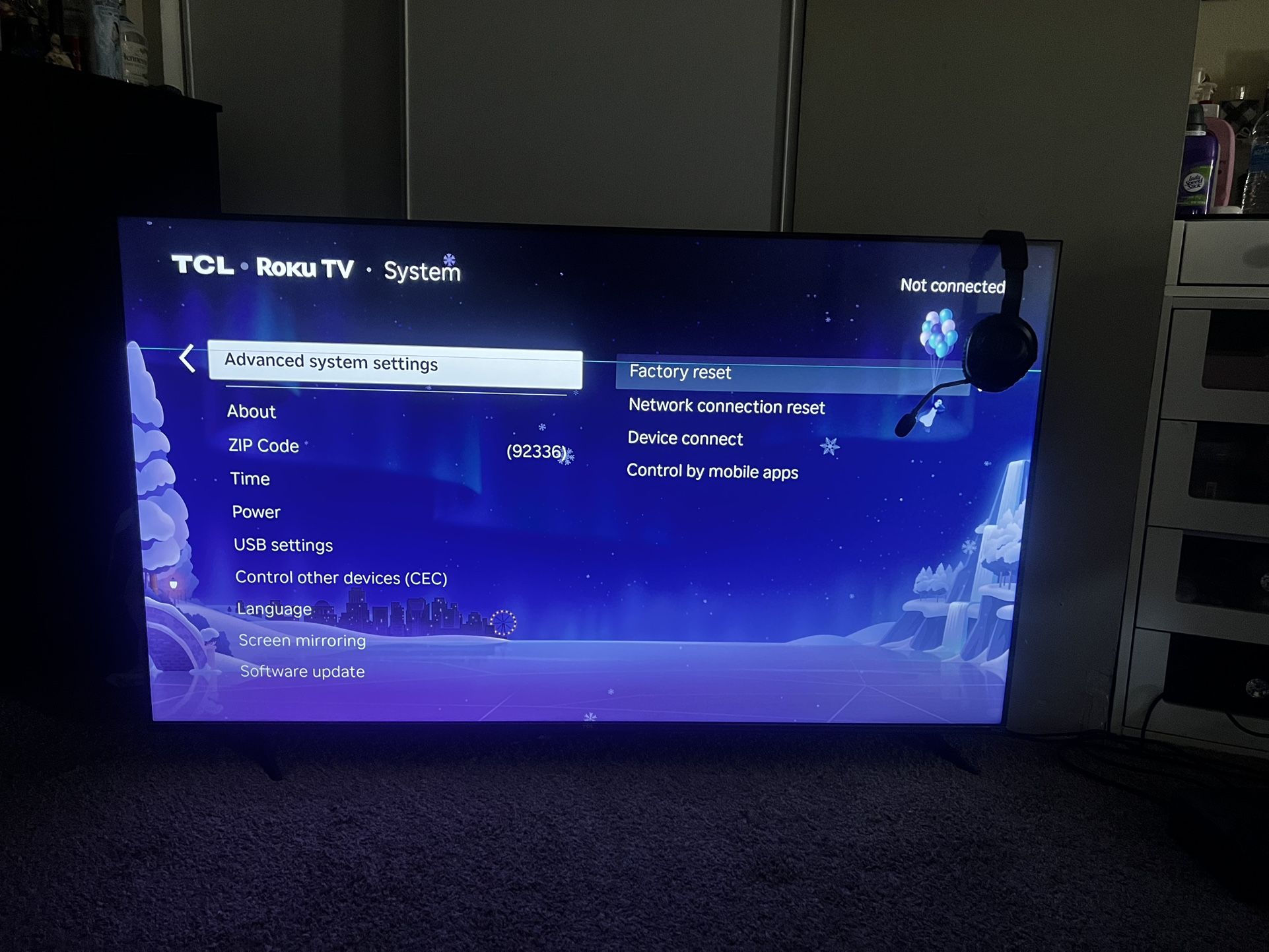 55 Inch TCL Roku Tv