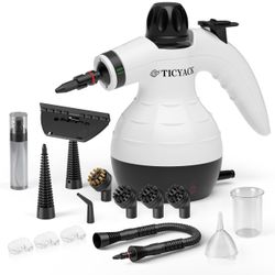 Steam Cleaner, Handheld Steam Cleaner for Home, 16-Piece Steam Cleaner Kit with Automatic Steam Switch, Steamer for Kitchen, Bathroom, Car, Living Roo