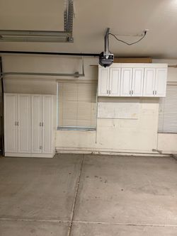 Garage cabinets