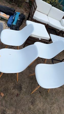 White chairs