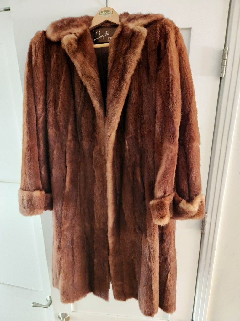Vintage Mink Coat By Lloyds Furs