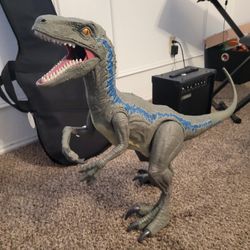 Dinosaur Jurassic World Super Collosal Raptor Blue