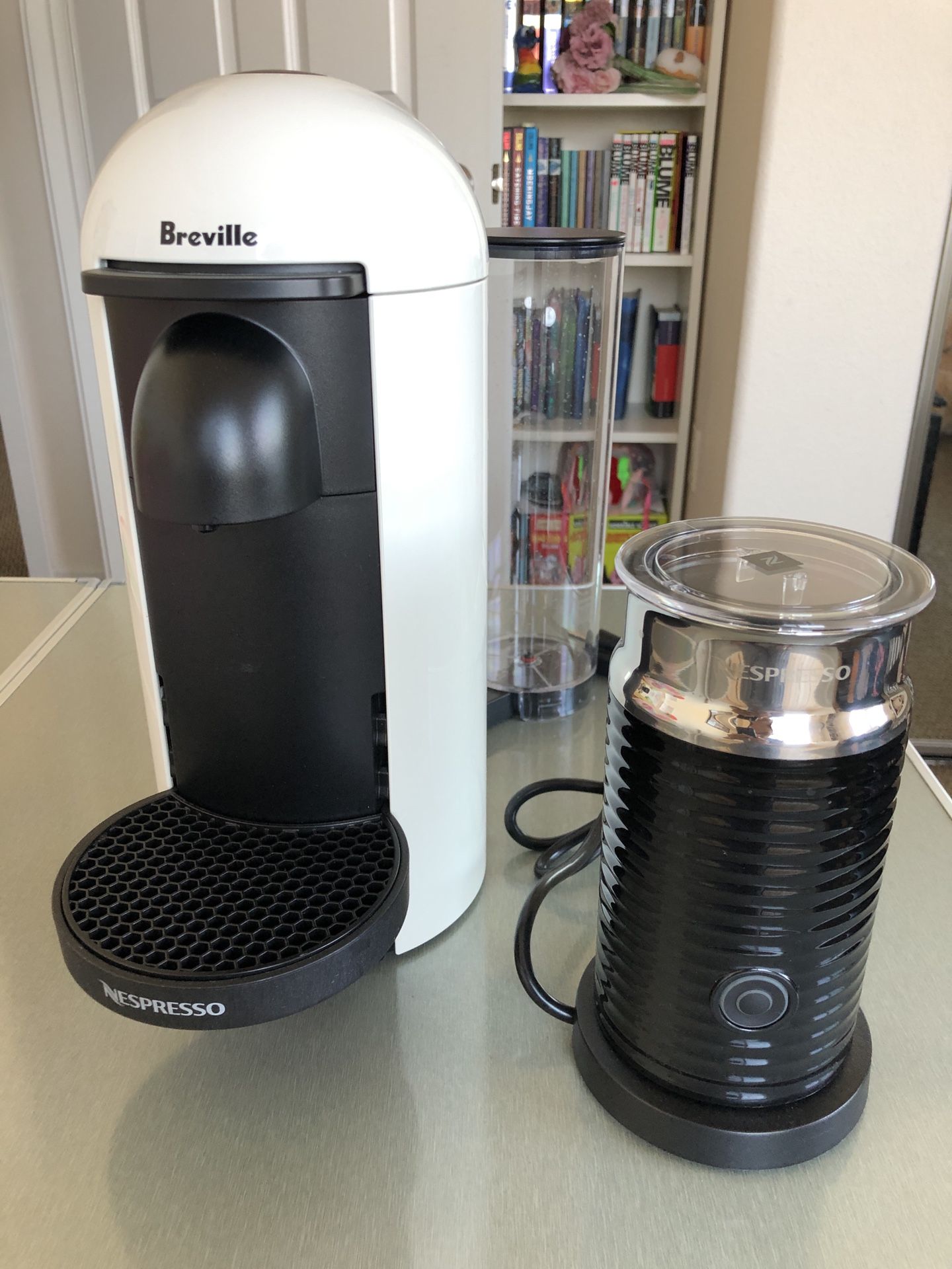 Nespresso Breville Coffee Maker VertualPlus Delux Bundle for $60 - First Come First Served