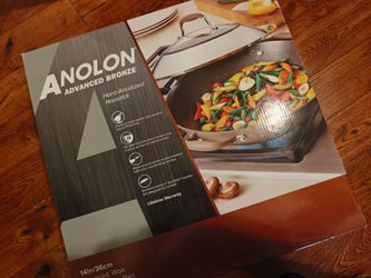 Anolon Advanced Bronze 14-Inch Nonstick Wok