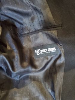 Stacy Adams Mens 3 Piece Suny Vested Suit. Size 50 Regular. Like New