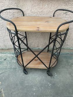 Vintage bar cart