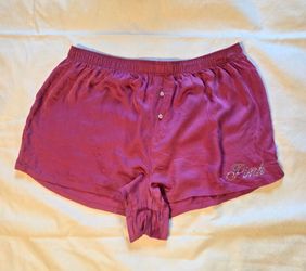 Victoria's Secret PINK Satin Sleep Shorts Women's Large Pink Lounge Pajama Shorts