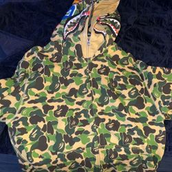 Bape multi Shark zip Up 