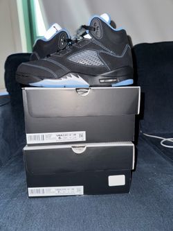 Air Jordan 5 Retro Black University Blue ( 2026 ) GS 6Y 7Yx2
