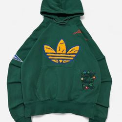 Green Adidas Originals Hoodie 