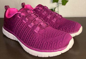 Skechers Women’s Virtue Raspberry Memory Foam Sneakers Size 6.5