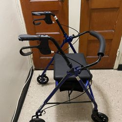 Drive Foldable Walker With Seat - Adjustable 
