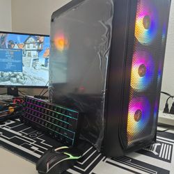 Gaming pc desktop computer intel i7-5930k, gtx 1080, 16 gb ram, nvme, hdd, wifi bundle