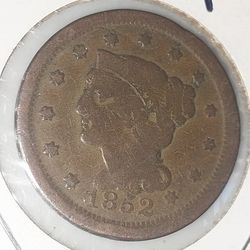 1852 Large Cent