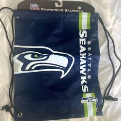 **NEW**Seahawks Drawstring Backpack!