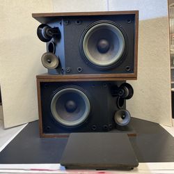 Vintage BOSE 301 Series II Direct Reflecting Speakers Left & Right - No Grills