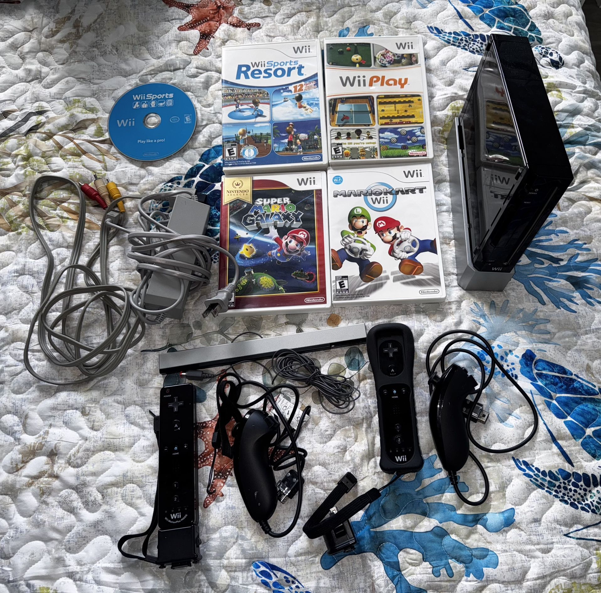 Wii Console With Games