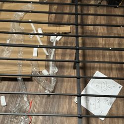 King Size Bed Frame Heavy Duty Metal Platform Bed14inch