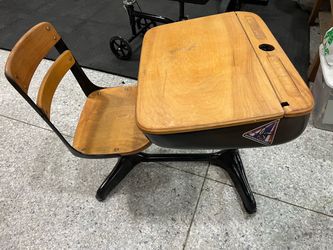 Vintage child’s school desk