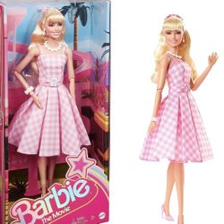 Barbie The Movie Collectible Doll, Margot Robbie as Barbie in Pink Gingham Dress
