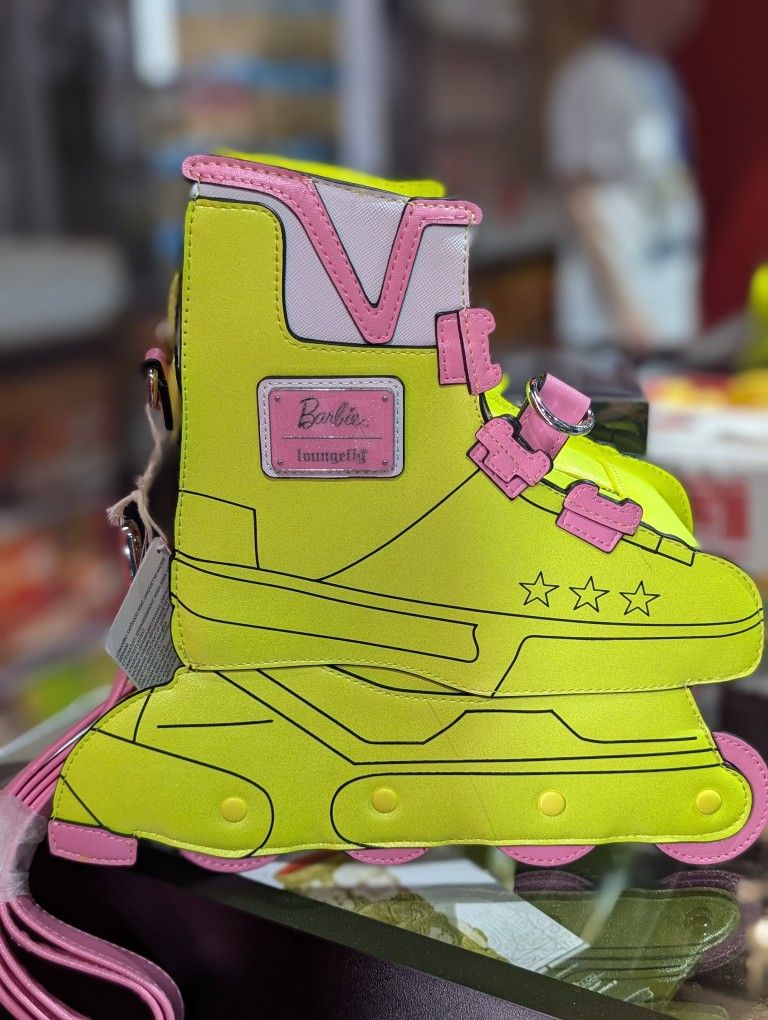 Exclusive Loungefly Neon Barbie Rollerskate Bag