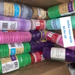 Dollar Tree Mesh Rolls