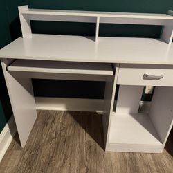 White Computer Desk 