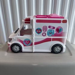 Barbie ambulance works