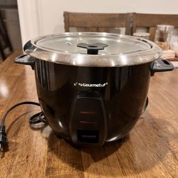 Elite Gourmet 6-Cup Electric Rice Cooker with Stainless Steel Inner Pot, Makes Soups, Stews, Porridges, Grains and Cereals, 6 cup (3 cups unc