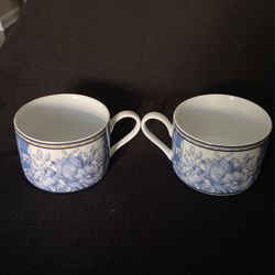 Set Of  Porcelain Tea Cups