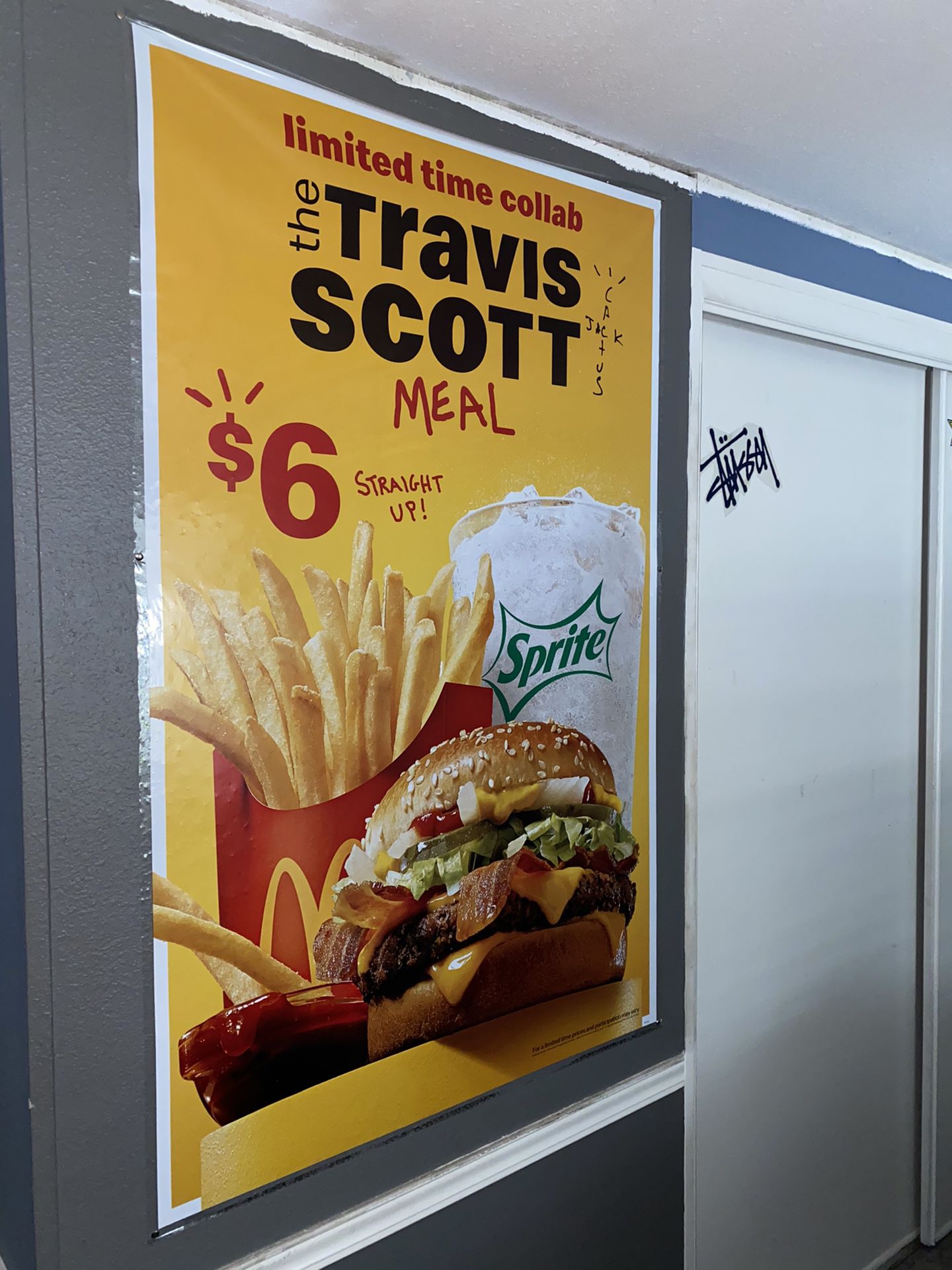 Travis Scott McDonald’s Meal Poster