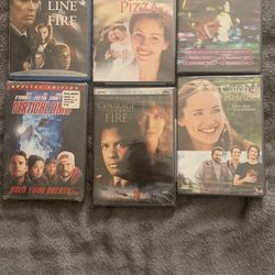Sealed DVD Movies Lot of 6: Mystic Pizza, Slumdog Millionaire, vertical limit, courage under fire, catch & release, in the Line of Fire