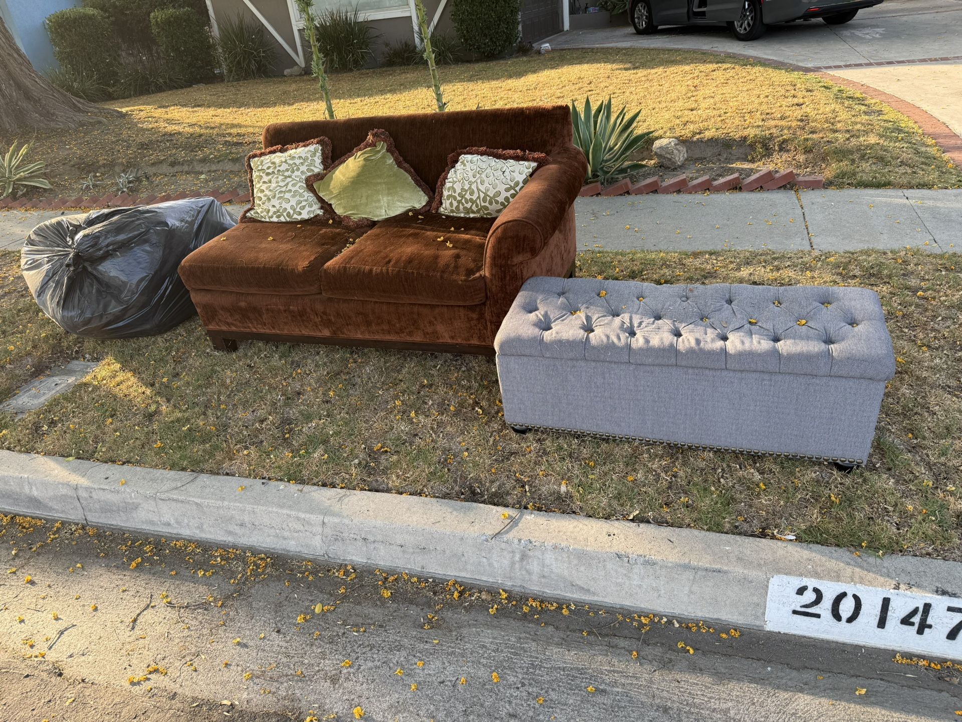 FREE Couch & Storage bench
