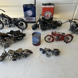 Harley Davidson And Metal Art Decor