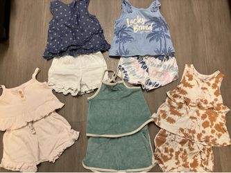 Girl 2piece outfits size 18 months