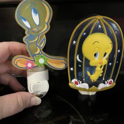 Tweety Bird Nightlights.  $10 For Both