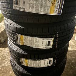 195/65R15 TIRES NEW SET OF 4