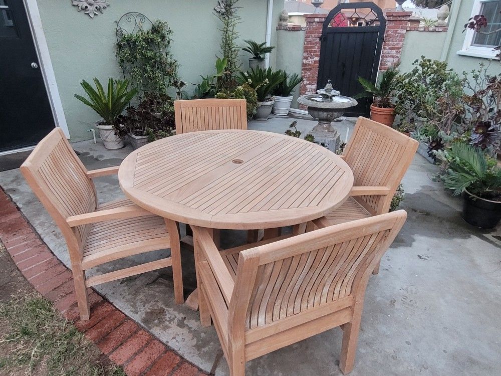 Top Quality Grade A Teak Outdoor Patio Dining Set