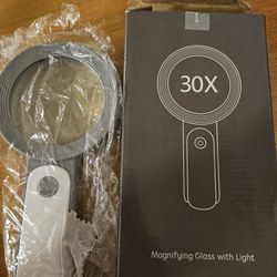 Magnifying Glass With Light 