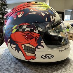 Arai Corsair-V Scott Russell Frost “Screaming Chief” Motorcycle Helmet - Size S