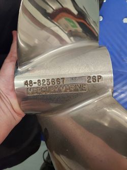 Stainless steel Mercury propeller 26P