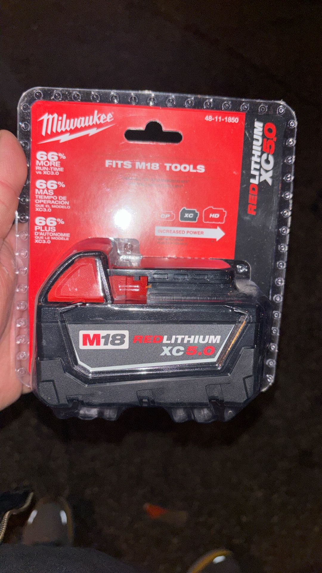 Milwaukee M18 Battery XC 5.0