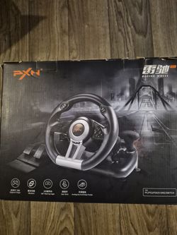 PXN Racing Steering Wheel With Peddle
